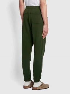 Farah Durrington Organic Cotton Jogger In Evergreen