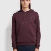 Zain Organic Cotton Hoodie In Farah Red