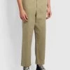 Farah Hawtin Relaxed Fit Hopsack Cropped Trousers In Beige CLOTHING 2 Farah Hawtin Relaxed Fit Hopsack Cropped Trousers In Beige CLOTHING