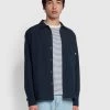 Farah Tillbrook Relaxed Fit Shacket In True Navy NEW IN