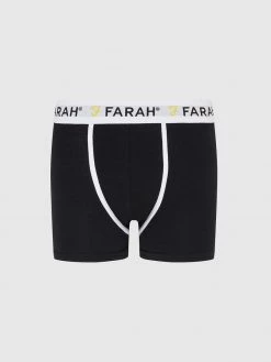 Farah Elkton 2 Pack Boxers In Assorted Colours Jeans 8 Farah Elkton 2 Pack Boxers In Assorted Colours Jeans