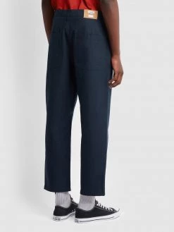 Farah X YMC Hopsack Trousers In True Navy Trousers And Chinos