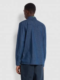 Shirts Farah X YMC Denim Shirt In Worn Rinse