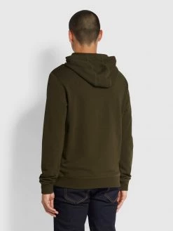 Farah Zain Organic Cotton Hoodie In Evergreen