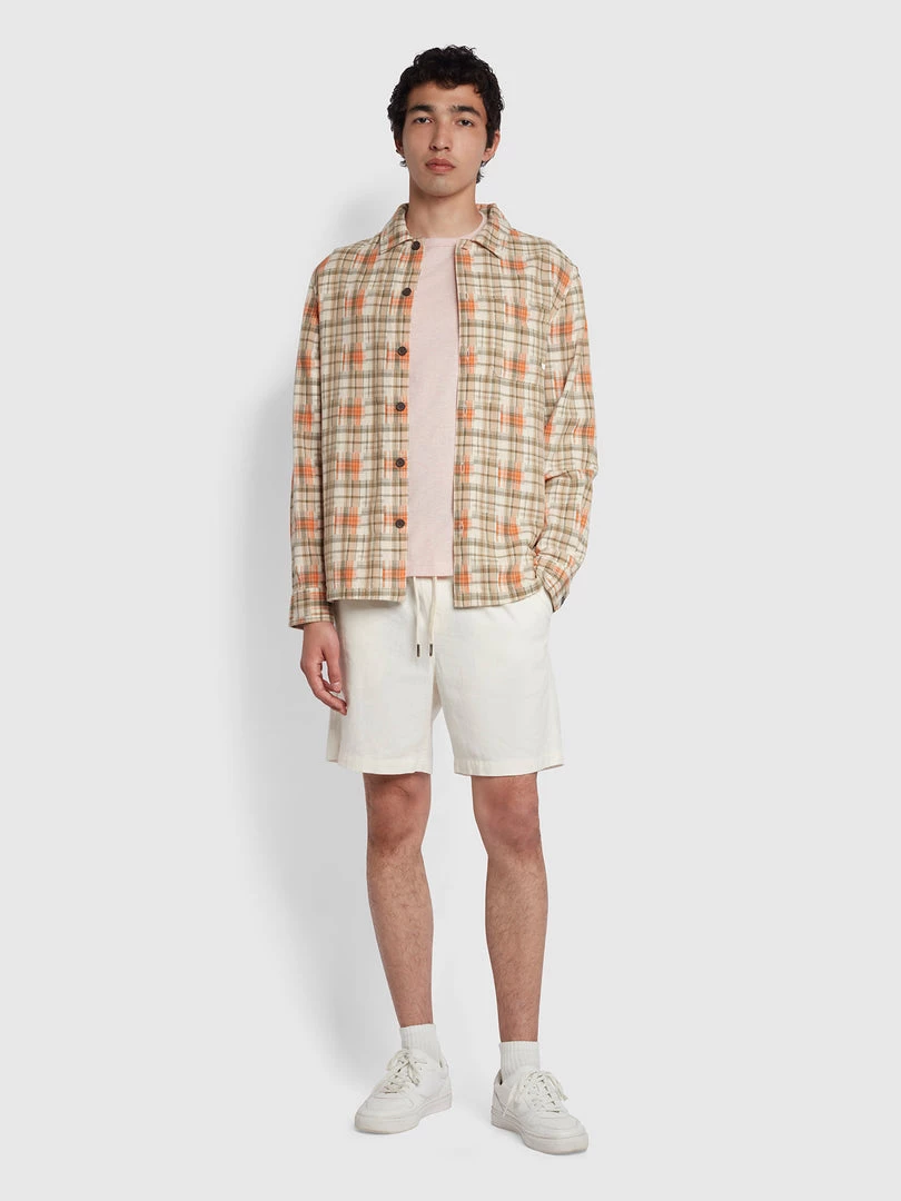 Farah Danny Slim Fit Organic Cotton T-Shirt In Corinthian Pink Marl 4 Farah Danny Slim Fit Organic Cotton T-Shirt In Corinthian Pink Marl