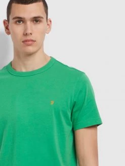 Danny Slim Fit Organic Cotton T-Shirt In Farah Fresh Green T-Shirts 8 Danny Slim Fit Organic Cotton T-Shirt In Farah Fresh Green T-Shirts