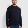 Farah Winston Crew Neck Jumper In True Navy Farah Mainline 2 Farah Winston Crew Neck Jumper In True Navy Farah Mainline