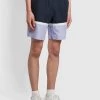 Farah Murphy Cut & Sew Swim Shorts In True Navy 1 Farah Murphy Cut & Sew Swim Shorts In True Navy