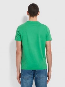 Danny Slim Fit Organic Cotton T-Shirt In Farah Fresh Green T-Shirts 9 Danny Slim Fit Organic Cotton T-Shirt In Farah Fresh Green T-Shirts