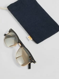 Farah Club Tortoiseshell Sunglasses In Camel